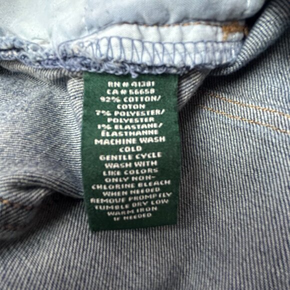 Lauren Ralph Lauren classic blue jeans straight-leg – Women’s 8 - Picture 9 of 10